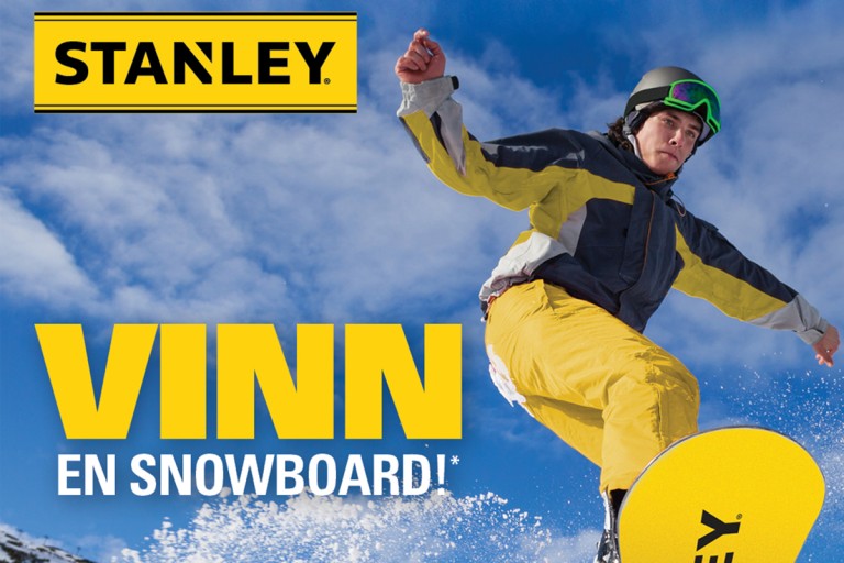 Tävla med STANLEY om chansen att vinna en snowboard