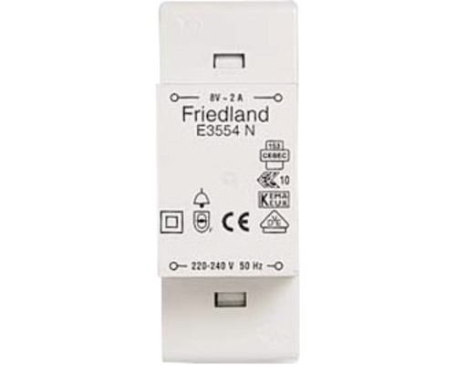FRIEDLAND Ringledningstrafo 8 V 2A