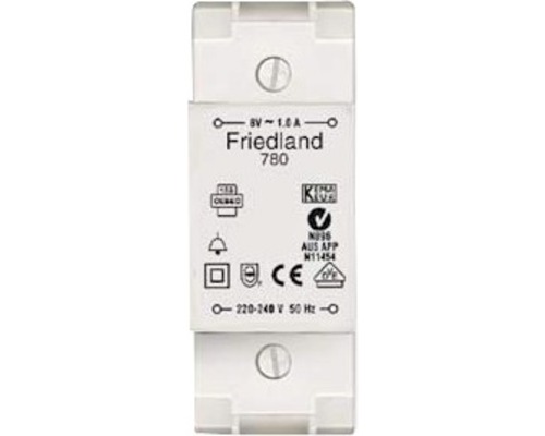 Ringledningstrafo 8 V 1A