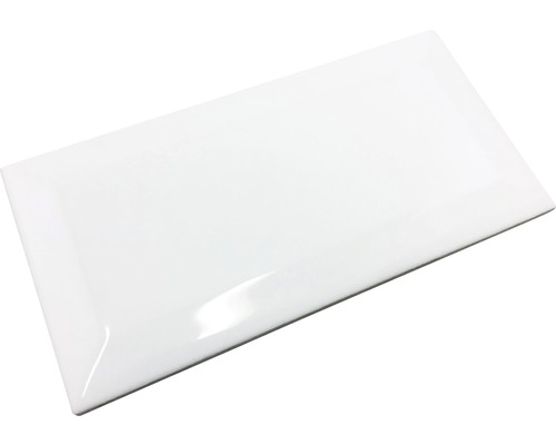 Kakel Metro White Gloss vit blank 7,5x15 cm