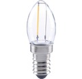 FLAIR LED lampa Filament C7 klar E14/0,45W 40 lm 2700 K varmvit