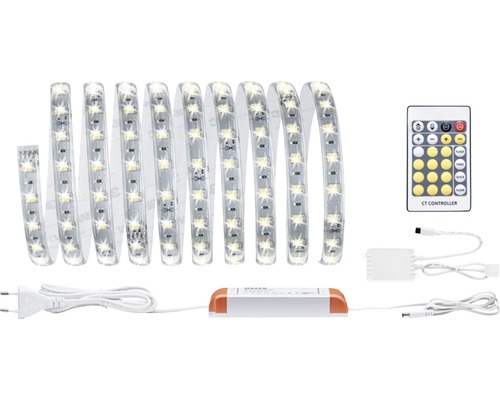 LED Stripe PAULMANN MaxLED Tunable White startsats 20W 1740lm 2700-6500K varmvit-dagsljusvit 180 LEDs 24V 3m