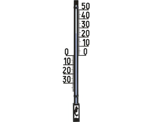 Husväggstermometer TFA plast svart-0