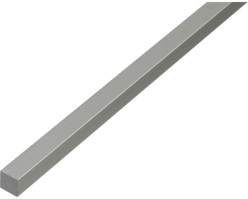 Fyrkantsstav KAISERTHAL aluminium silver eloxerad 12x12mm 1m