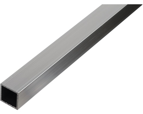 BA-profil ALBERTS fyrkant aluminium natur 25x25x1,5mm 2,6m