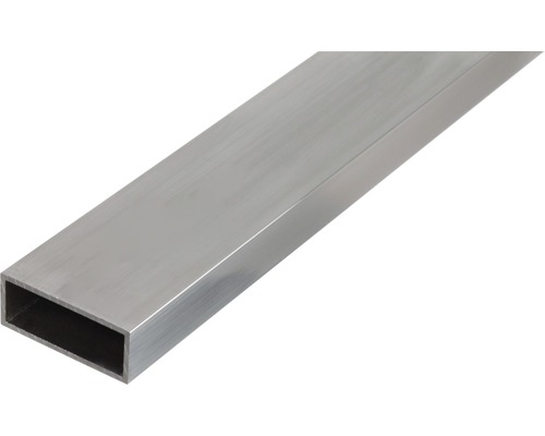 Rektangulärt rör KAISERTHAL aluminium vitt 50x20x2mm 2,6m