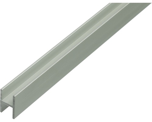 H-profil KAISERTHAL aluminium silver eloxerad 19x30x16x1,5mm 1m