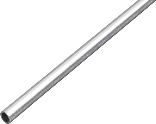 Rundrör KAISERTHAL aluminium kulpenat silver Ø 15x1mm 1m