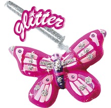 Kreativset gjuta fjärilar med glitter 10 delar-thumb-2