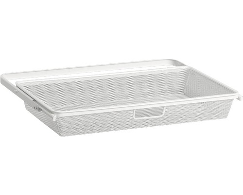 ELFA Utdragbar meshback för 30 cm konsoler, HxB 82x605 mm, vit, 236490