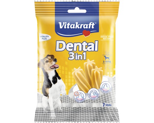 Fodertillskott VITAKRAFT Dental 3in1 small 120g