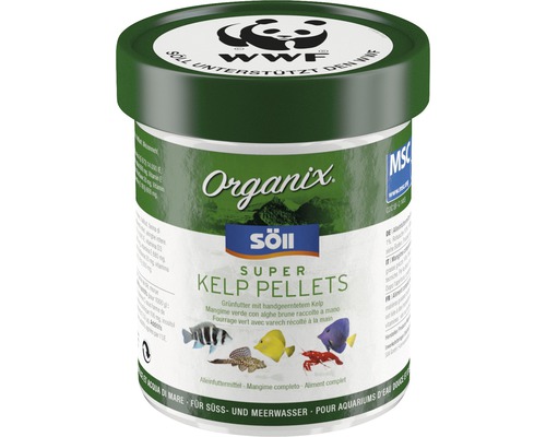 Fiskfoder SÖLL Organix Super Kelp Pellets 130ml