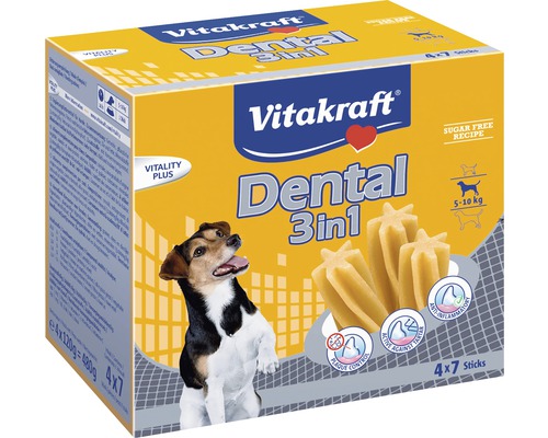 Fodertillskott VITAKRAFT Dental 3-1 multipack small 28st