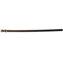 Halsband läder 2,2x50cm mörkbrun-thumb-0