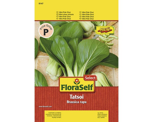 Grönsaksfrö FLORASELF Select Mini-pak Choi Tatsoi