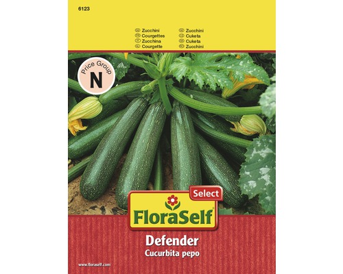 Grönsaksfrö FLORASELF Select Zucchini Defender