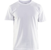 T-Shirt BLÅKLÄDER vit strl. XS-thumb-0
