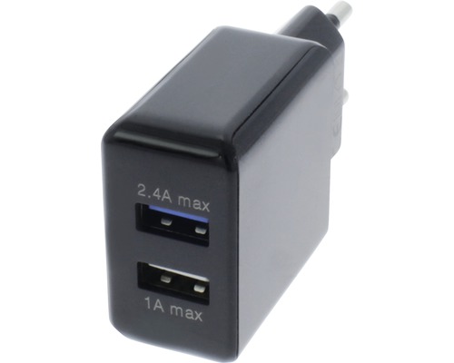 USB-laddare 230V 2x USB