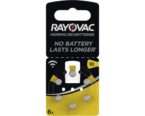 Knappcellsbatteri RAYOVAC Acoustic 10 6-pack