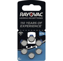 Knappcellsbatteri RAYOVAC Acoustic 675 6-pack-thumb-0