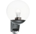 Vägglykta STEINEL LED med rörelsevakt 1-lågig LxH 585x307mm antracit/klar