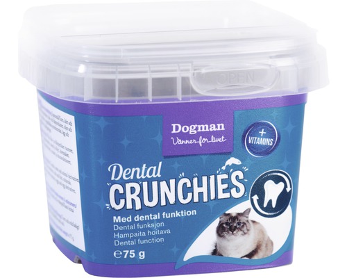 Kattgodis DOGMAN Crunchies dental 75g