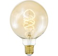COTTEX LED-lampa Curly filament amber E27, 4W 250lm stepdim