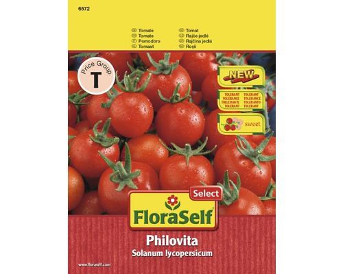 Grönsaksfrö FLORASELF tomat Philovita F1 motståndskraftiga