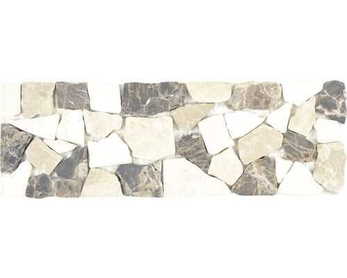 Mosaik natursten BO CIOT CB15 beige brun 10x30 cm-0