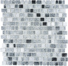 Mosaik glas grå/svart-thumb-0