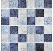 Mosaik glas XCM MOON26 blå 29,8 x 29,8 cm-thumb-0
