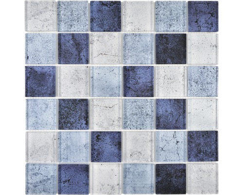 Mosaik glas XCM MOON26 blå 29,8 x 29,8 cm-0