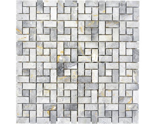 Mosaik XNM BS11 sten 30,5x30,5 cm light grey-0