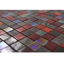 Mosaik glas GM MRY 200 brun röd 29,5 x 29,5 cm-thumb-1