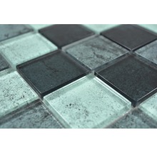 Mosaik glas XCM MOON22 grön 29,8 x 29,8 cm-thumb-1