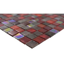 Mosaik glas GM MRY 200 brun röd 29,5 x 29,5 cm-thumb-2