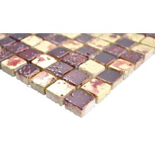 Mosaik natursten XAM 67 guld röd 30 x 30 cm-thumb-2