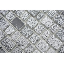 Mosaik glas grå/svart-thumb-3