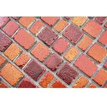 Mosaik glas XCM GME 96 röd 31,7 x 31,1 cm-thumb-3