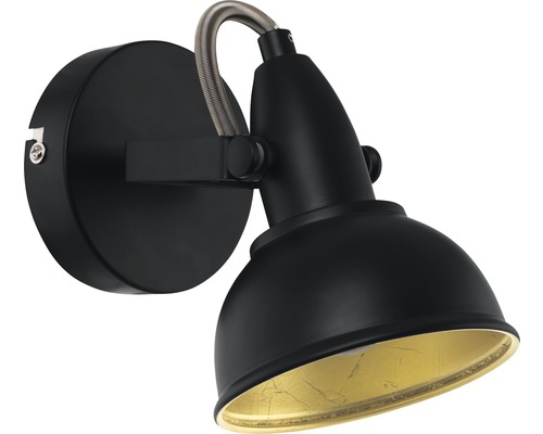 Vägglampa FLAIR Alrakis H 207mm svart/matt/guld