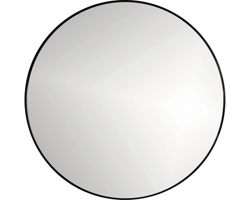 LED-Spegel Ø60cm svart