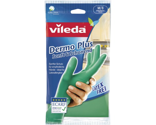 Handskar VILEDA Dermo Plus M