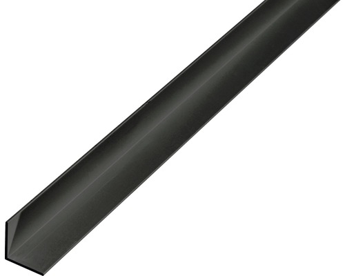Vinkelprofil ALBERTS aluminium svart eloxerad 20x20x1mm 2m-0