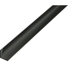 Vinkelprofil ALBERTS aluminium svart eloxerad 15x15x1mm 1m-thumb-0