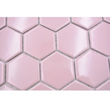 Mosaik HX 520 Hexagon 32,5x28,1 cm gammelrosa glans-thumb-3