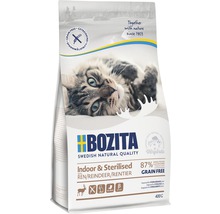 Kattmat BOZITA Indoor & Sterilised Grain free 400g-thumb-0