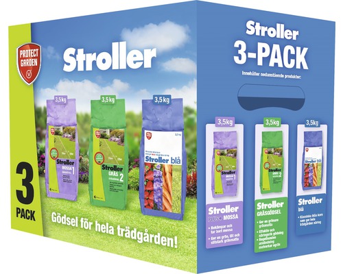 Trädgårdsgödsel STROLLER kit 3-pack