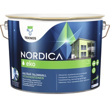 Fasadfärg TEKNOS Nordica Eko akrylatfärg Bas 1 9L-thumb-0
