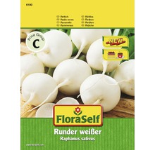 Grönsaksfrön FLORASELF Rättika Runder Weißer-thumb-0