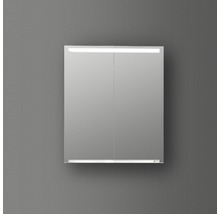 Spegelskåp med infälldbelysning ljus ek 60cm-thumb-0